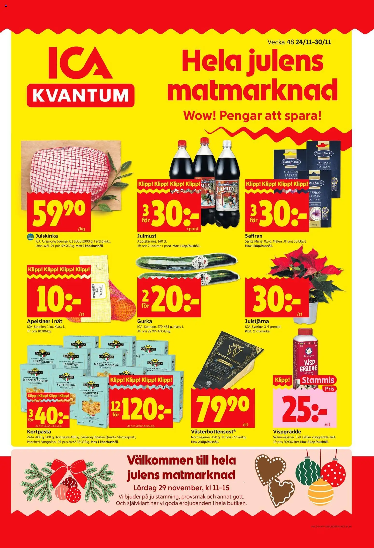 Förhandsgranska reklamblad Boden från butik ICA Kvantum gäller från 24/11/2025
