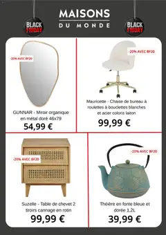 Prévisualisation de Black Friday du magasin Maisons du Monde formulaire valide 27/11/2025 | Page: 4