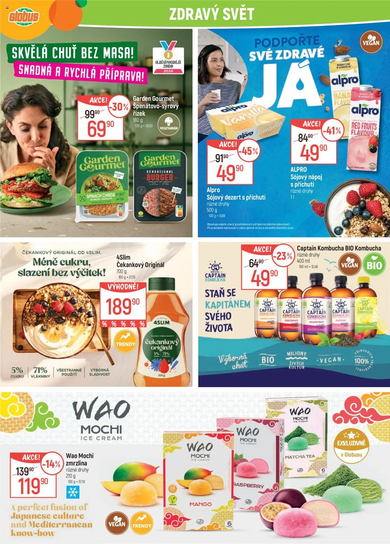  Globus leták od 21.05.2025 >> Akční nabídka "Pardubice" - Globus, Mango, Burger, Kombucha, Mochi, Matcha Tea, Dezert, Alpro