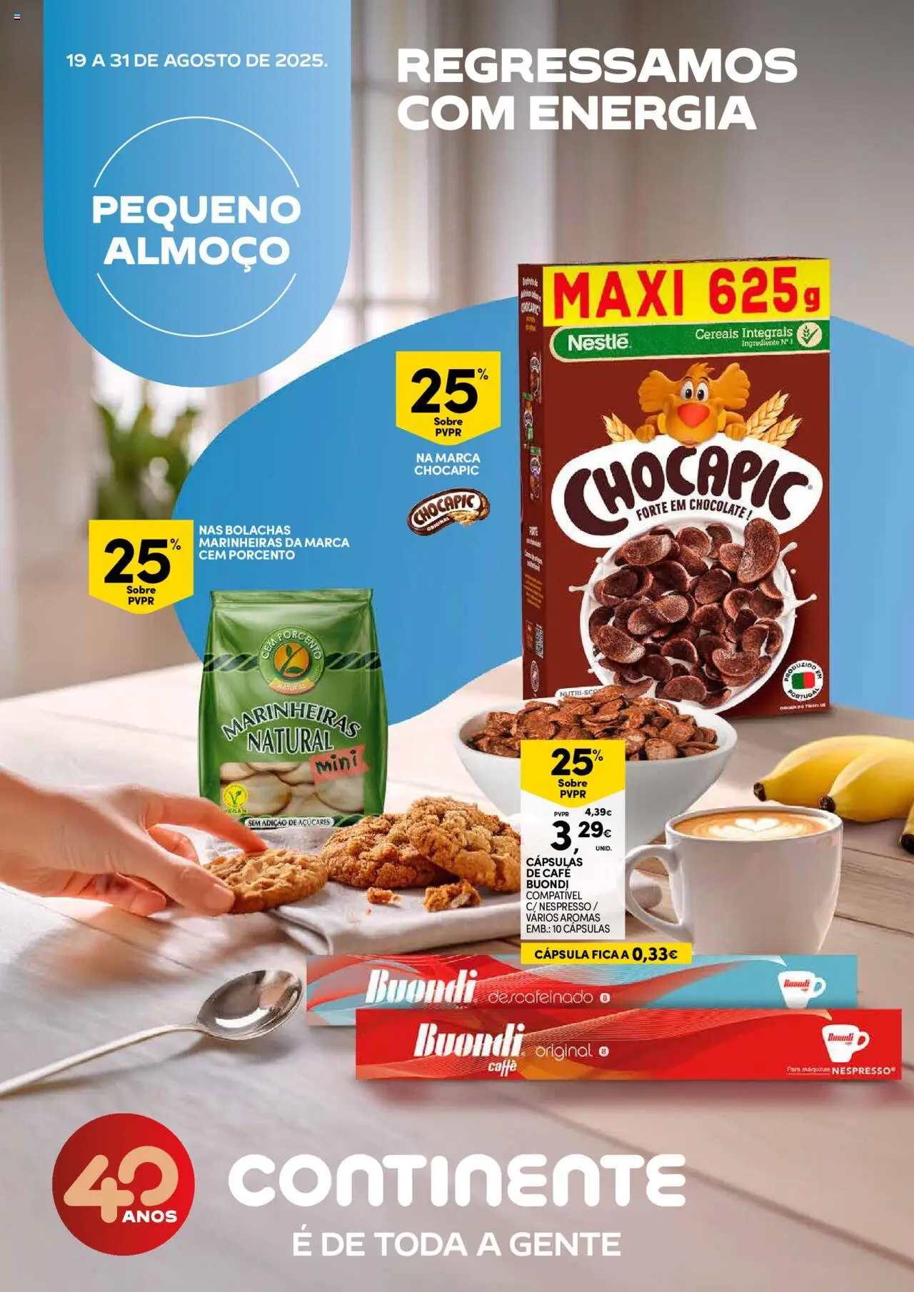 Continente Folheto de 19/08/2025 - catálogo esta semana - página 1