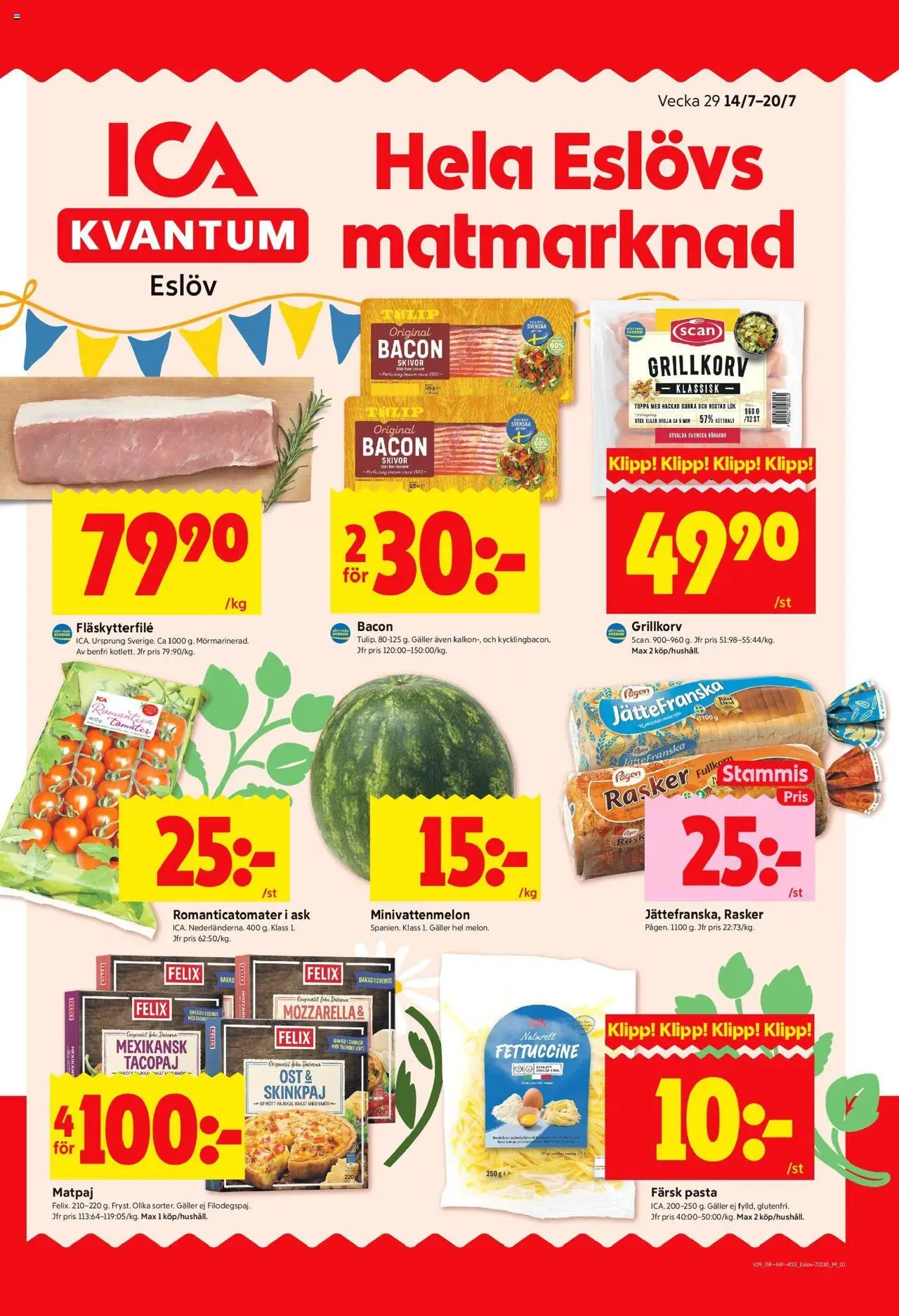 Eslöv är giltig 14/07 2025 > Veckans Erbjudanden gäller från 14/07/2025 till 20/07/2025 sidnummer 1