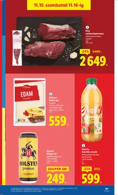 Lidl - Akciós újság Lidl megtekintése, amely érvényes 2025.11.13.-től | Oldal: 29