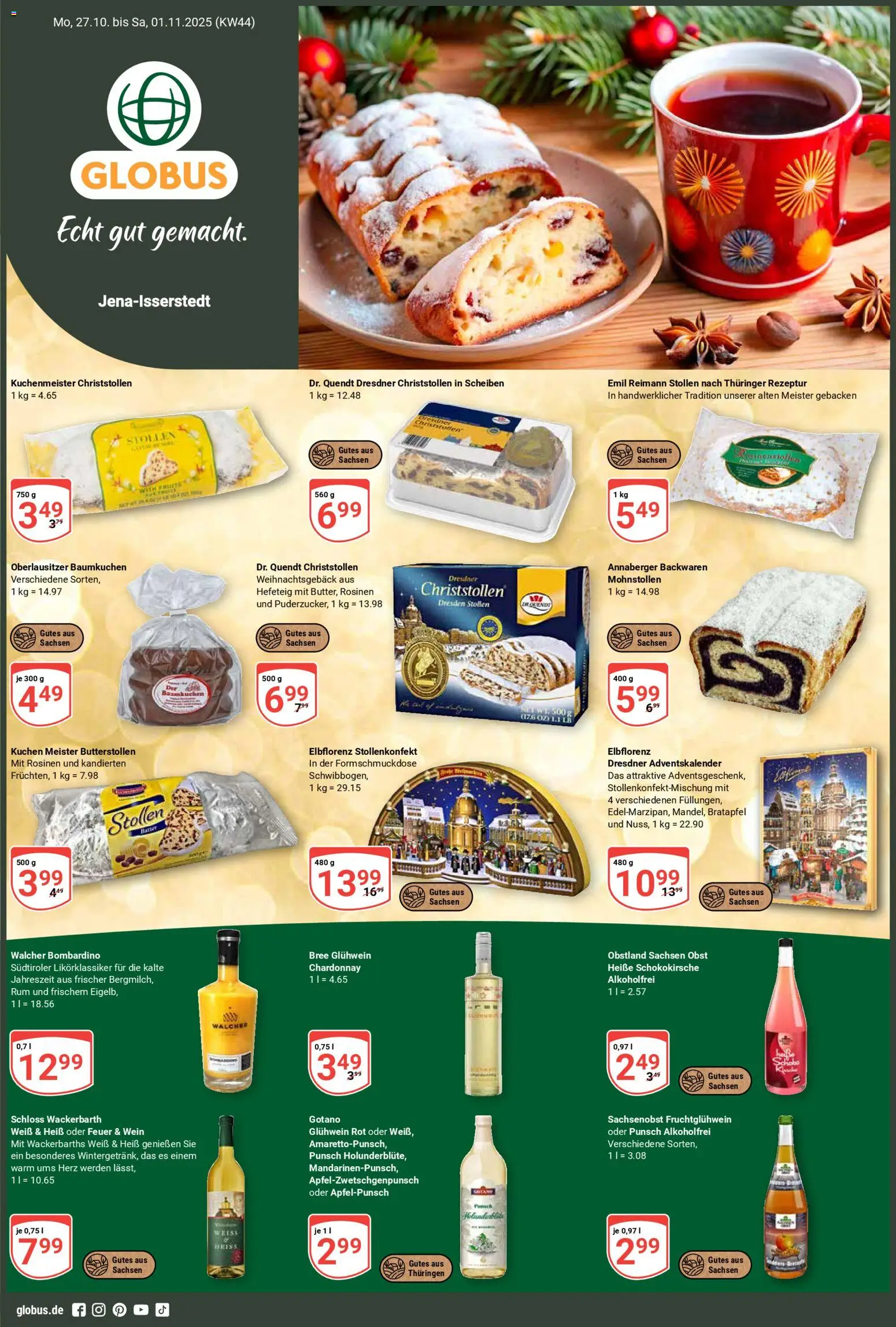 Globus Prospekt ab Montag 27.10.2025 > Prospekt