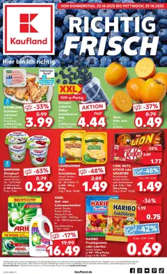 Vorschau von dem Prospekt des Geschäftes Kaufland, gültig ab dem 23.10.2025