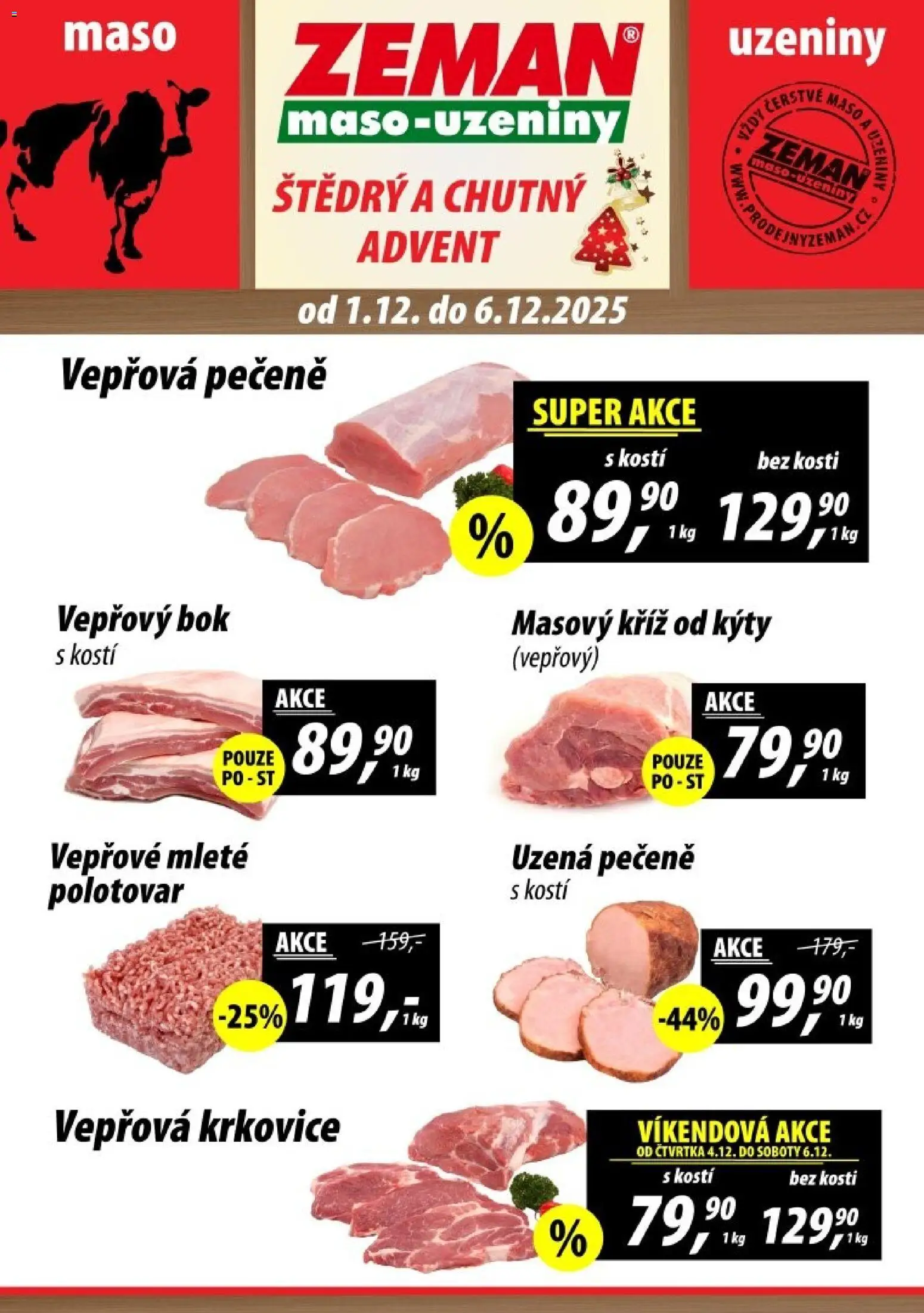 Náhled nabídky: Prodejny Zeman Leták - Dačice platný od 01.12.2025