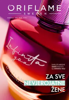Pregled letka Katalog trgovine Oriflame vrijedi od 18.02.2026