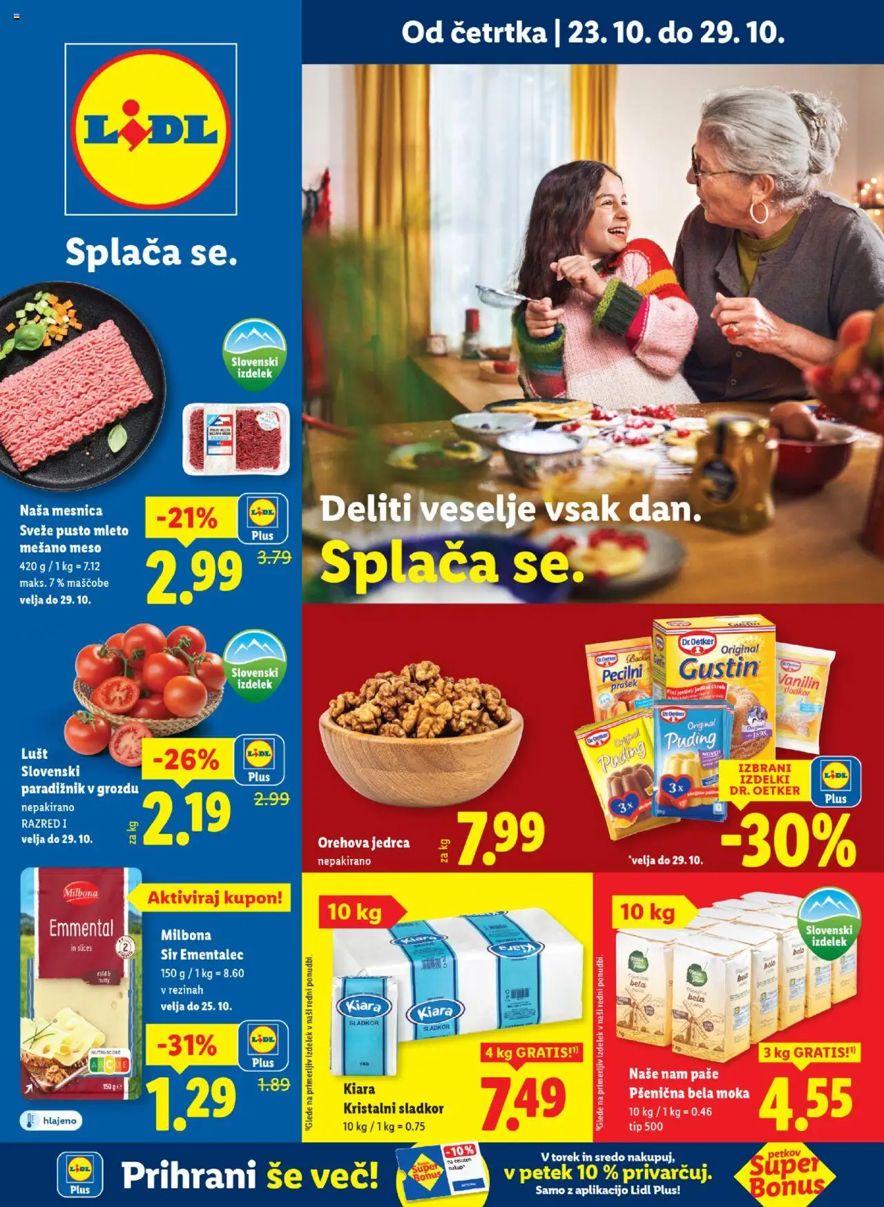 Lidl Ljubljana od 23.10.2025 - aktualna ponudba - stran 1