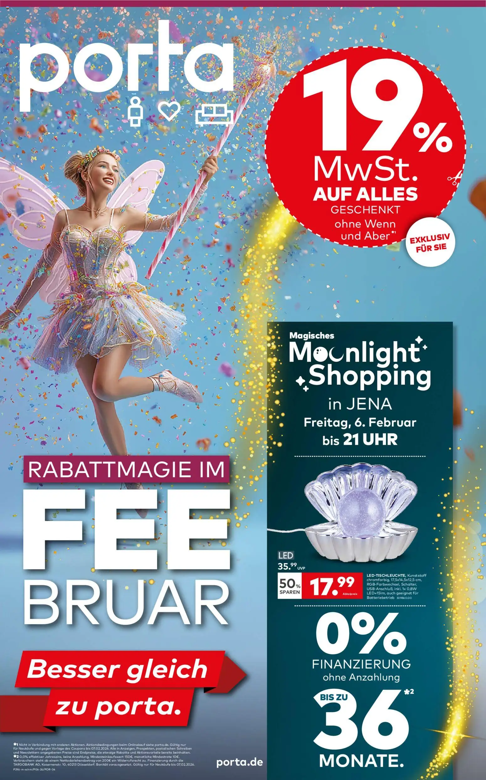 Vorschau von dem Prospekt des Geschäftes Porta!, gültig ab dem 01.02.2026 - Uhr