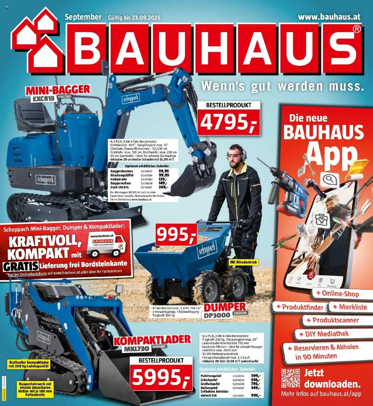  Bauhaus Prospekt ab (02.09.2025 - 23.09.2025) - Seite 1