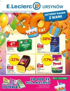 Pogląd gazetki "Warszawa Ursynów" ze sklepu E.Leclerc ważnej od 03.11.2025