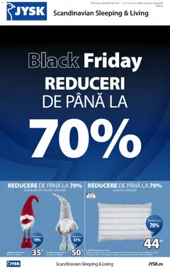 Previzualizarea de cataloage: JYSK Black Friday valabil de la 14.11.2025