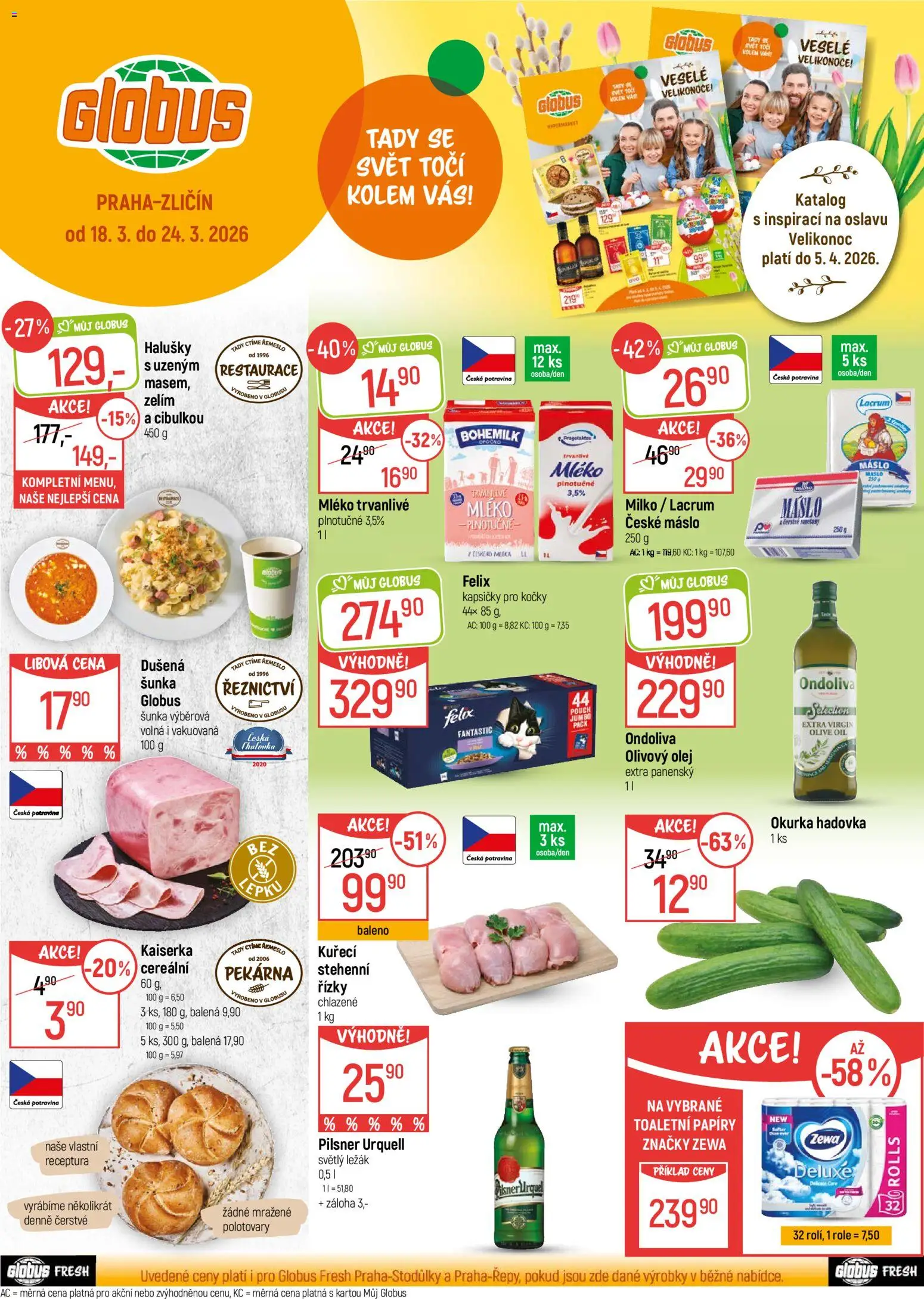 Náhled nabídky: Globus Globus leták - Praha Zličín platný od 18.03.2026