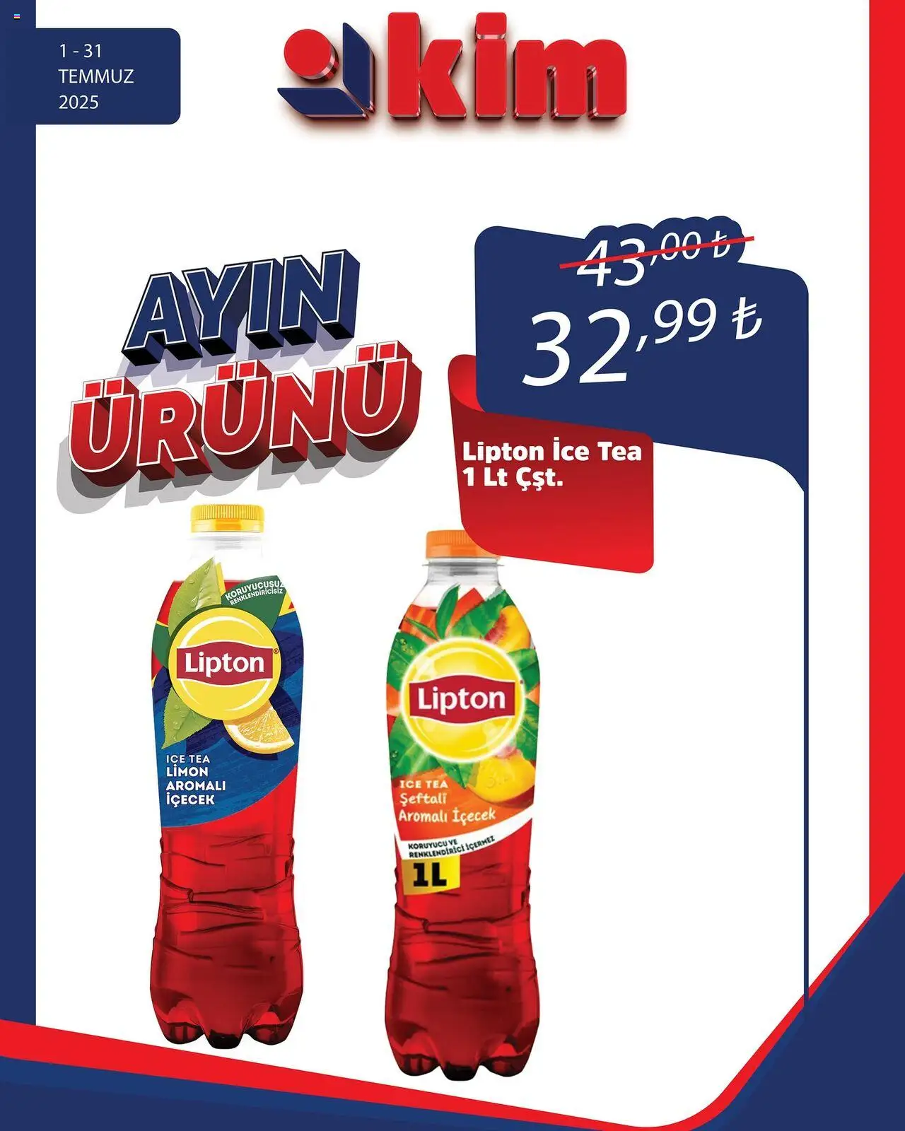 Kim Market Ayın Ürünü (01 Temmuz 2025) > Broşür, Indirim - Sayfa numarası 1