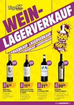 Vorschau des Merkblatts Aktionen Weinlagerverkauf vom Shop TopCC gültig von 05.01.2026 bis 