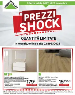 Anteprima dell'opuscolo Prezzi shock da Leroy Merlin! dal negozio Leroy Merlin valido da 10/11/2025