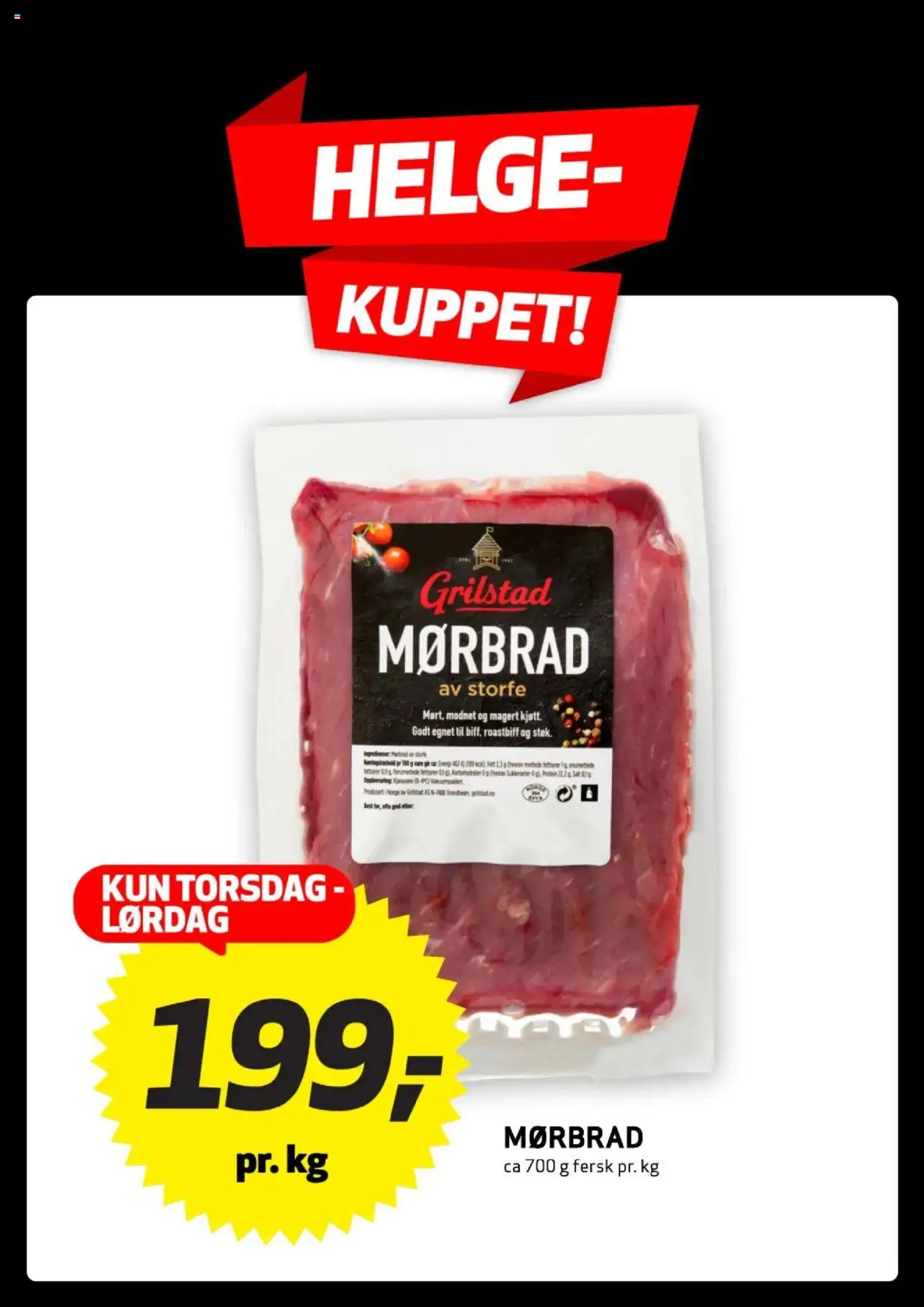 De beste tilbudene til helgen! Bunnpris gyldig fra 11/09/2025 - Sidenummer 1