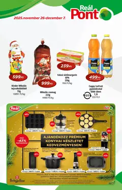 Reál - Akciós újság Pont megtekintése, amely érvényes 2025.11.26.-től