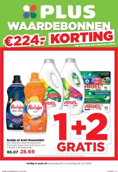 Voorbeeld van Waardebonnen van winkel Plus geldig vanaf 18-06-2025