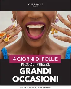 Anteprima dell'opuscolo Volantino 4 Giorni di Follie dal negozio Yves Rocher valido da 25/11/2025