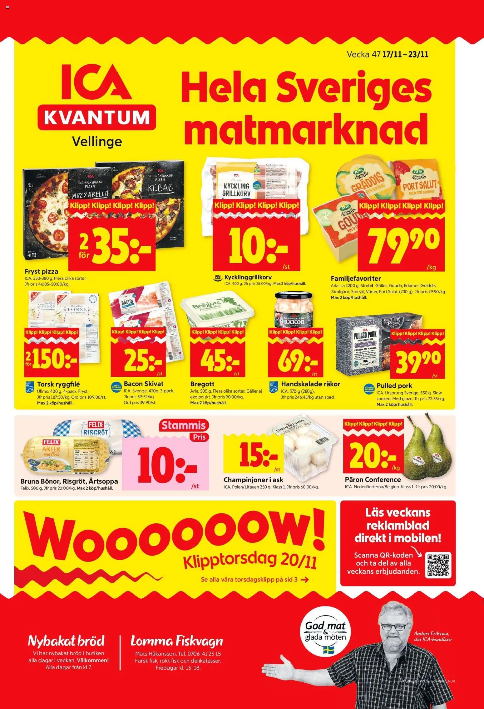 Förhandsgranska reklamblad Vellinge från butik ICA Kvantum gäller från 17/11/2025