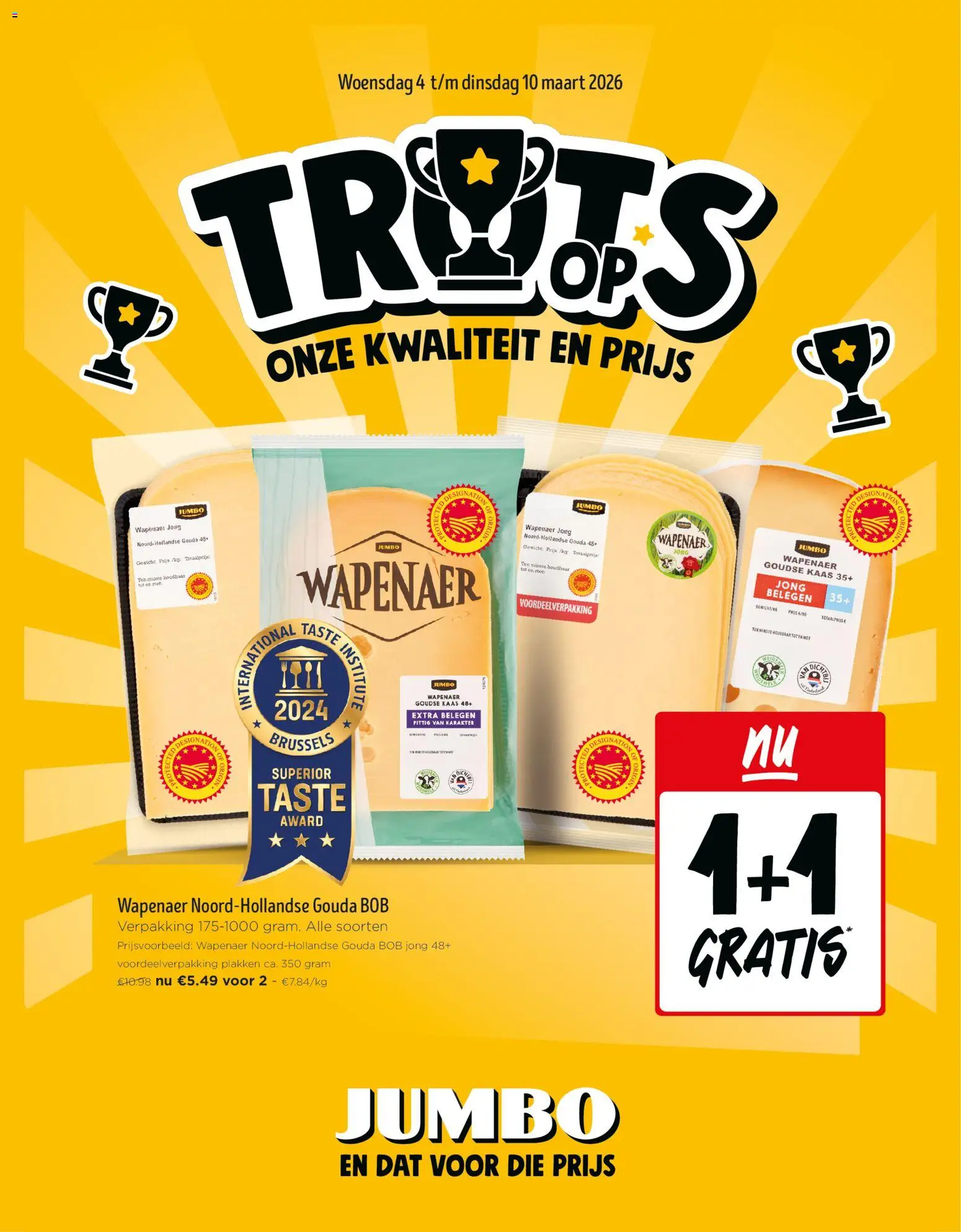 Voorbeeld van JUMBO Folder / Publicité van winkel JUMBO geldig vanaf 04/03/2026
