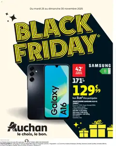 Voorbeeld van Black Friday van winkel Auchan geldig vanaf 25/11/2025
