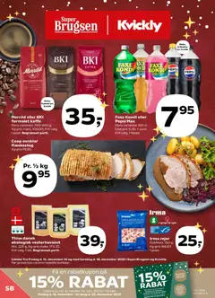 Eksempel på tilbudsavis Tilbudsavis fra butik Super Brugsen gyldig fra 12/12/2025