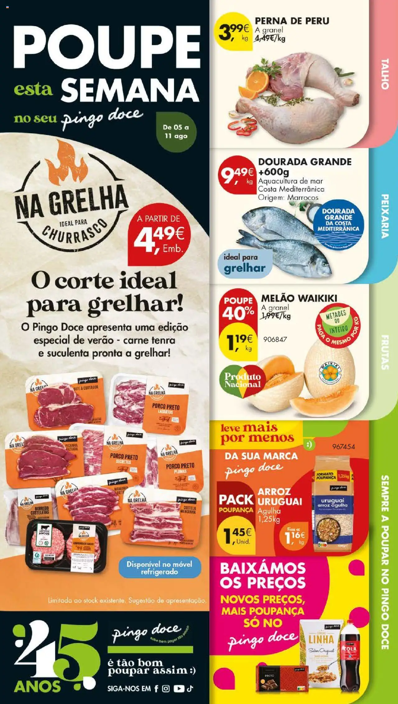 Pingo Doce Folheto de 05/08/2025 - catálogo esta semana - página 1