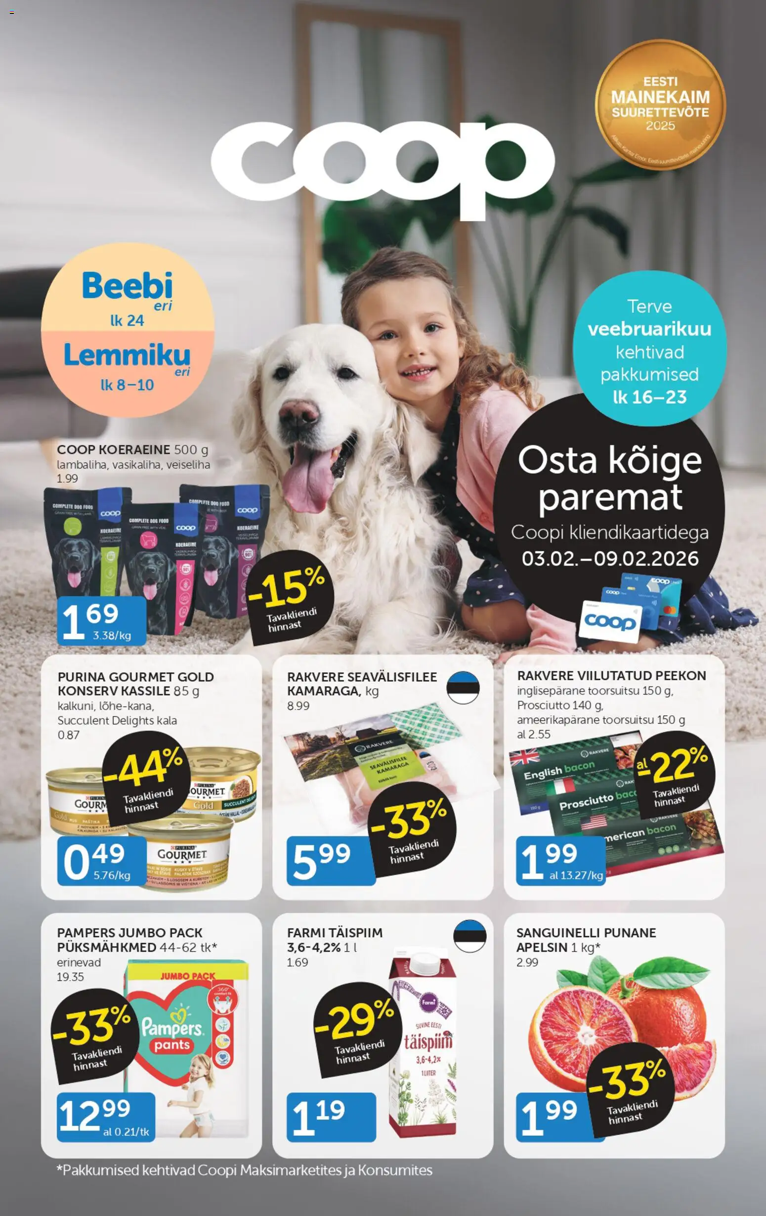 Coop kliendilehe eelvaade alates 03.02.2026