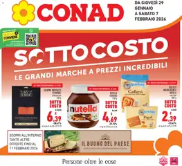 Anteprima dell'opuscolo Volantino Piemonte dal negozio Conad valido da 29/01/2026