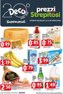 Anteprima dell'opuscolo Decò volantino Supermercati Lazio dal negozio Decò valido da 21/04/2026