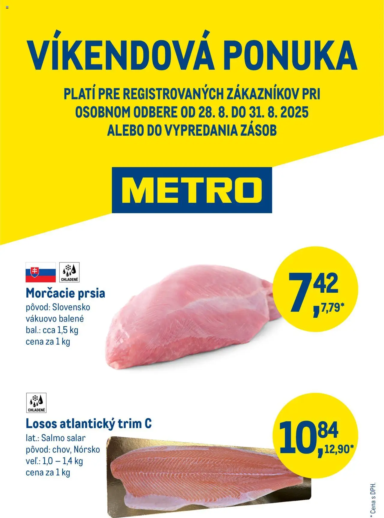 Metro Víkendová ponuka (28.08. - 31.08.2025) - Akčná ponuka