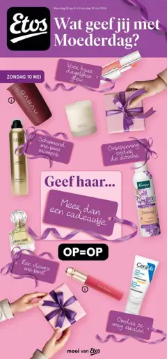 Voorbeeld van Etos folder - Moederdag van winkel Etos geldig vanaf 20-04-2026