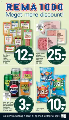 Eksempel på tilbudsavis Tilbudsavis fra butik Rema 1000 gyldig fra 07/09/2025