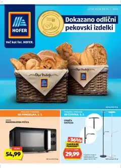 Pregled letka Katalog trgovine Hofer SI vrijedi od 25.02.2026