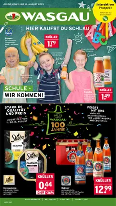 Vorschau von dem Prospekt des Geschäftes Wasgau, gültig ab dem 11.08.2025