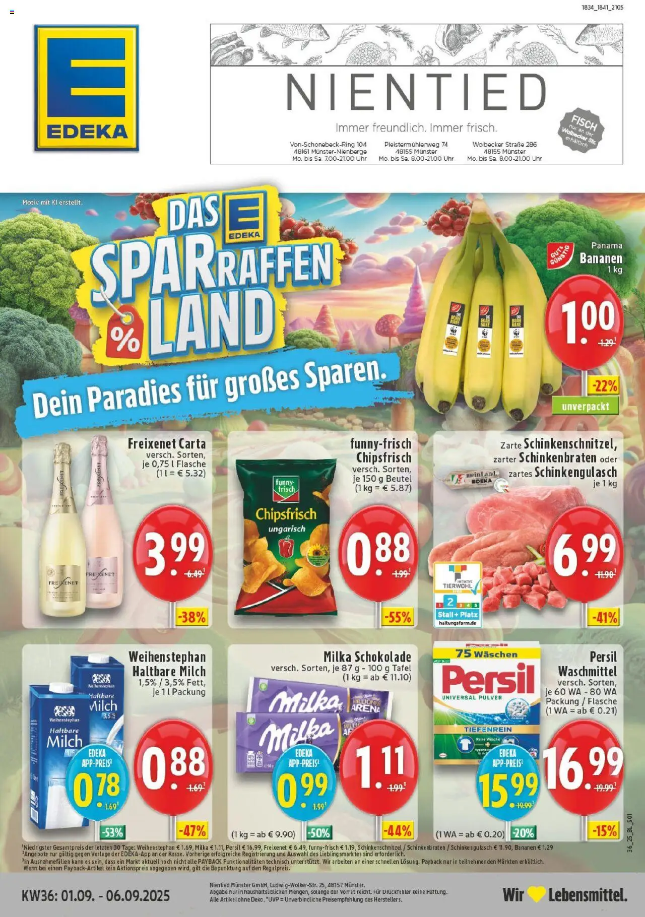 EDEKA Prospekt ab 01.09.2025 - Prospekt Münster Online