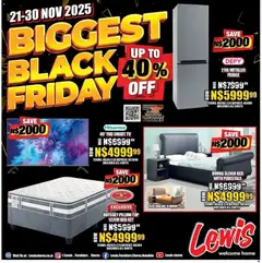 Preview of Lewis Stores flyer valid from 21/11/2025