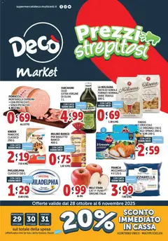 Anteprima dell'opuscolo Volantino Market - Genazzano dal negozio Decò valido da 28/10/2025