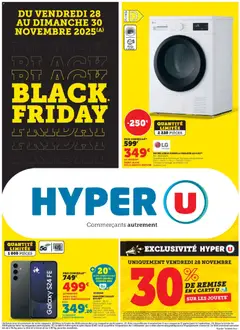 Prévisualisation de Black Friday du magasin Hyper U formulaire valide 28/11/2025