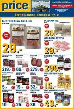 Forhåndsvis Kundeavis fra butikk Price Lagerbutikk gyldig fra 10/10/2025