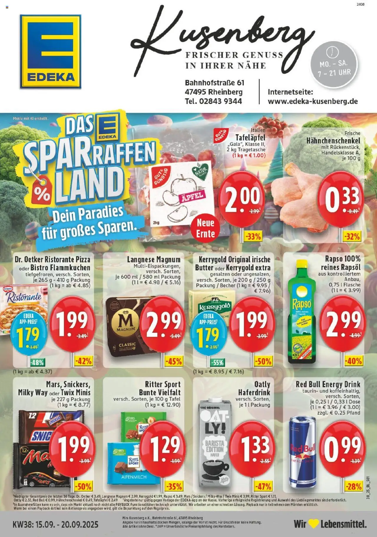 EDEKA Prospekt ab 14.09.2025 - Prospekt Rheinberg Online