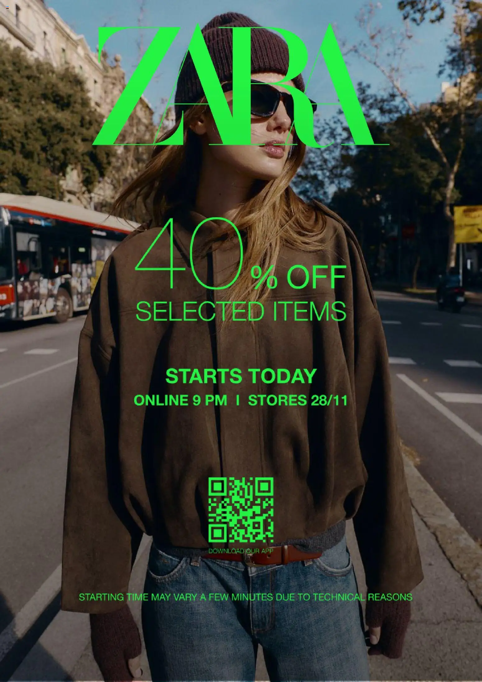 Preview of Zara Black Friday valid from 27/11/2025