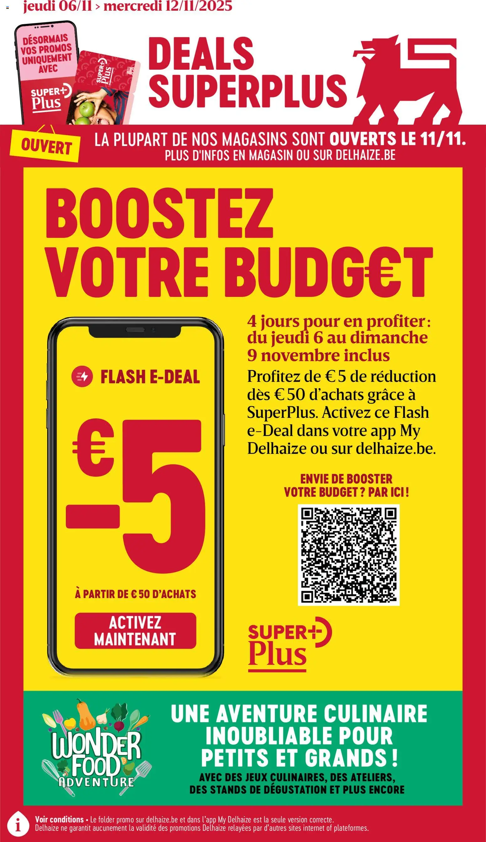 Voorbeeld van Folder de la semaine 45 van winkel Delhaize geldig vanaf 06/11/2025