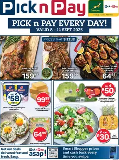 Preview of Pick n Pay flyer valid from 08/09/2025