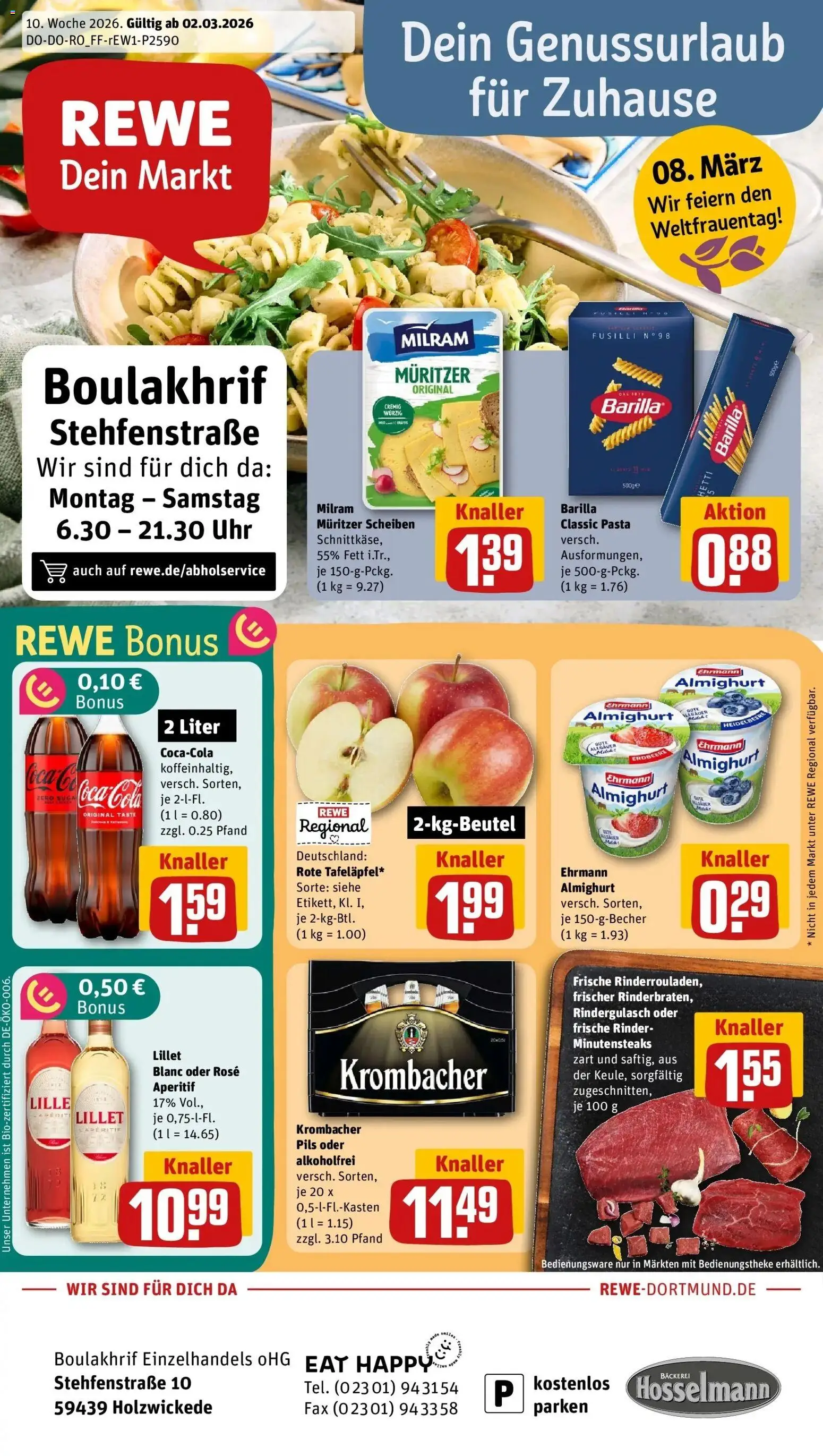 Vorschau von dem Prospekt des Geschäftes Rewe, gültig ab dem 02.03.2026
