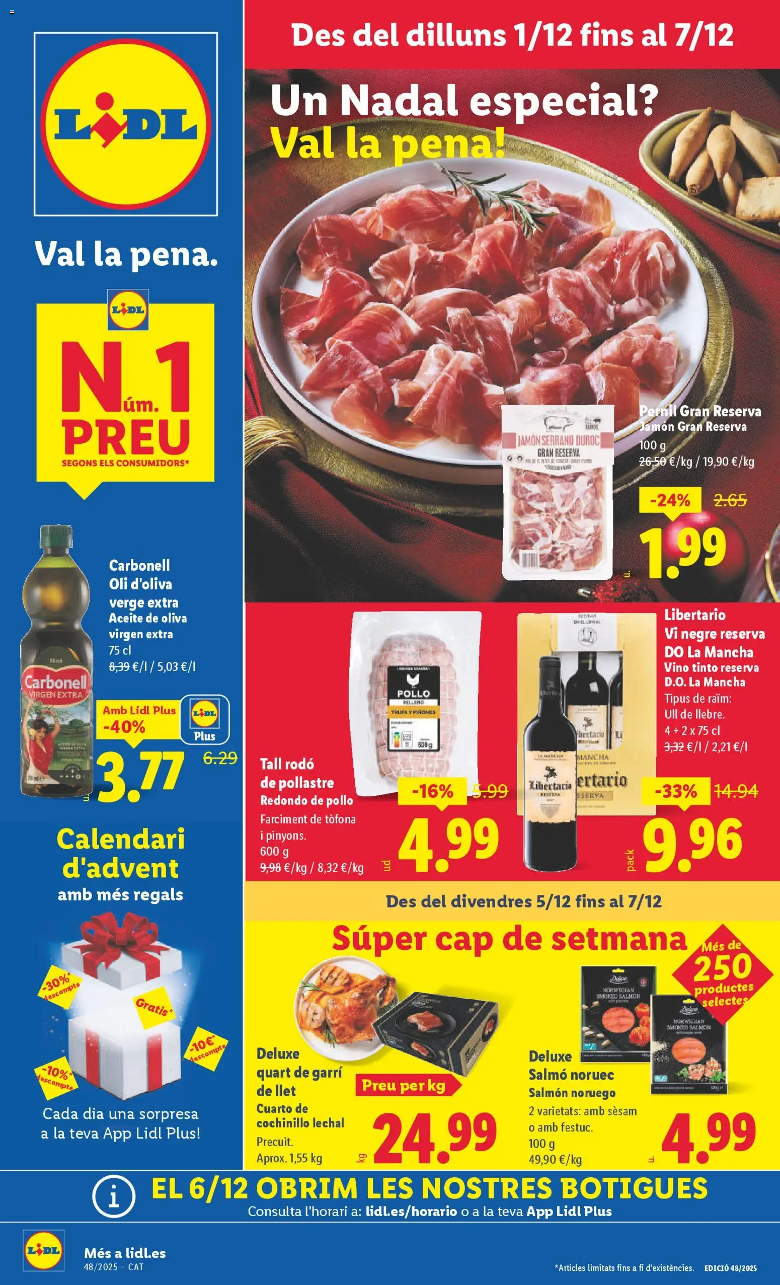 Vista previa del folleto de la tienda Lidl válido desde el 01/12/2025 