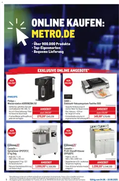 Vorschau von dem Prospekt des Geschäftes Metro, gültig ab dem 04.08.2025