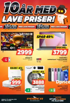 Eksempel på tilbudsavis Tilbudsavis fra butik Power gyldig fra 19/09/2025