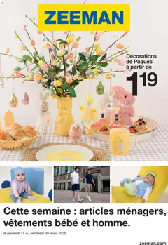 Prévisualisation de Catalogue Zeeman Printemps du magasin Zeeman formulaire valide 14/03/2026